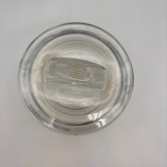 Vintage Bellsouth The Real Yellow Pages Retro Clear Small Desktop Jar with Lid - Picture 10 of 16